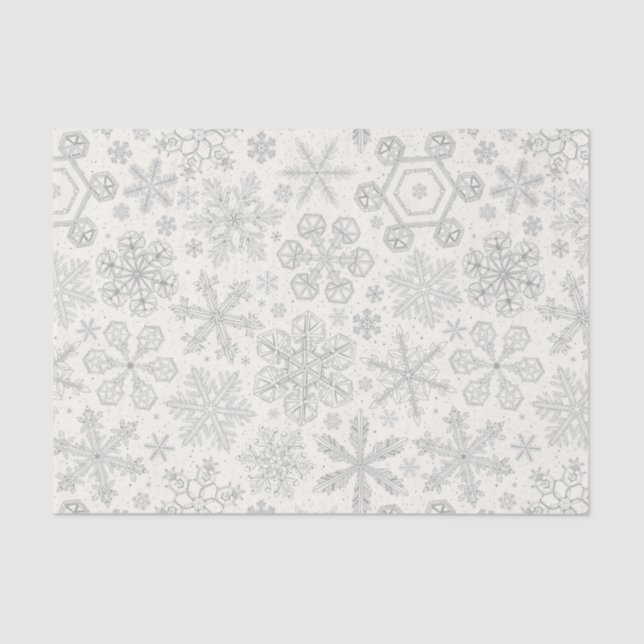 Snowflakes Tissue Paper (Front)