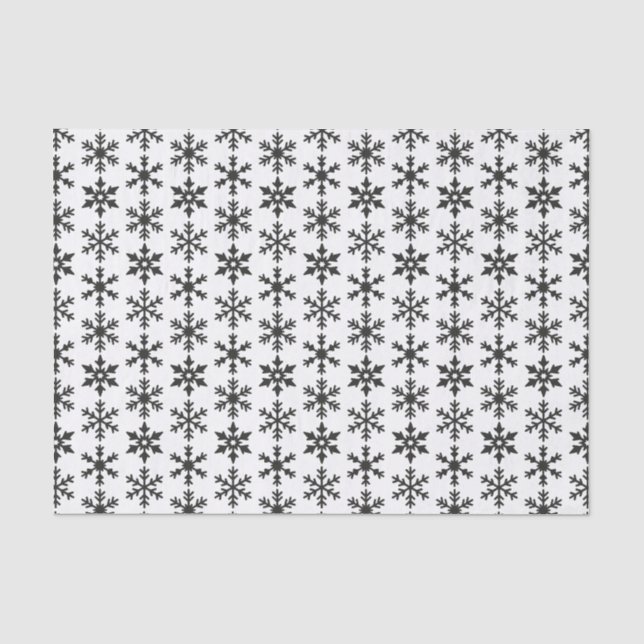 Snowflakes  tissue paper (Front)