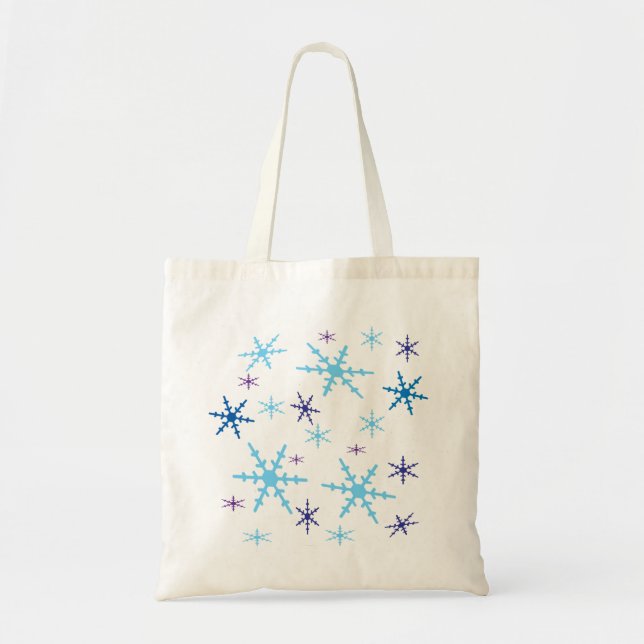 Snowflakes Tote Bag (Front)