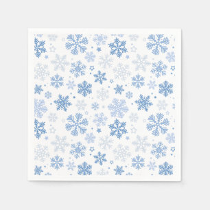 Snowflakes Trendy Winter Napkin