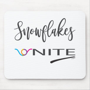Snowflakes-Unite! Political Liberal Resist Mouse Pad
