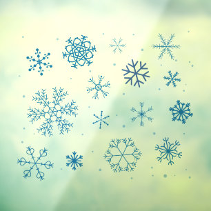Snowflakes Window Cling