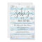 Snowflakes Winter Baby Shower Invitation