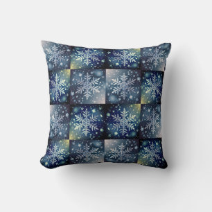 Snowflakes / Winter Night / Recolota / Plain Cushion
