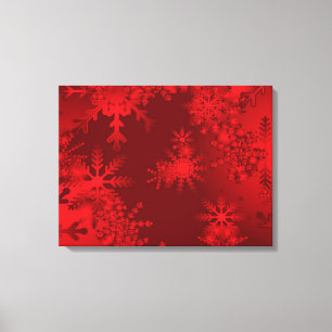 Snowflakes/Wrapped Canvas Print