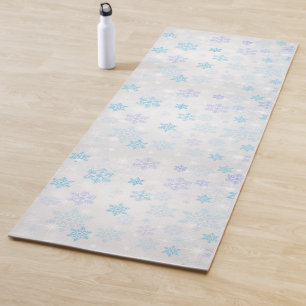 Snowflakes Yoga Mat