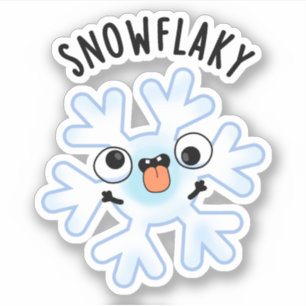 Snowflaky Funny Snow Flake Pun