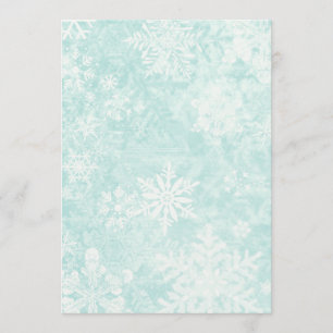 Snowflurries Invitation