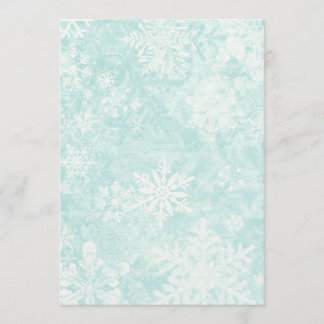 Snowflurries Invitation