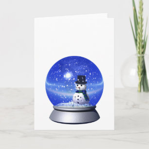 Snowglobe Holiday Card