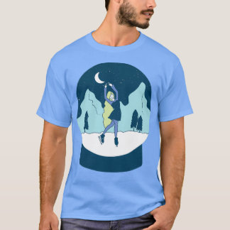 Snowglobe ice skating T-Shirt