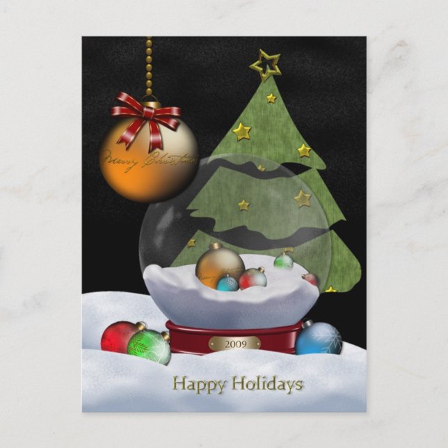 Snowglobe Postcards (Front)
