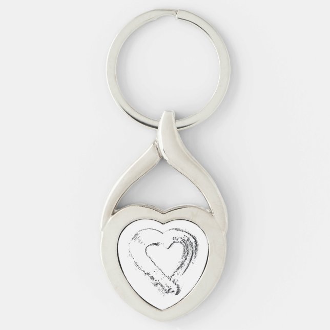 Snowheart Keychain (Front)