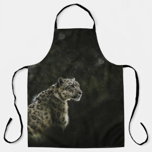 SNOWLEOPARD IN THE RAIN APRON