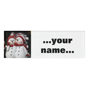 Snowman20150907 Name Tag