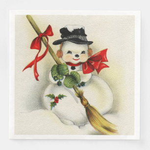 Snowman 001 napkin