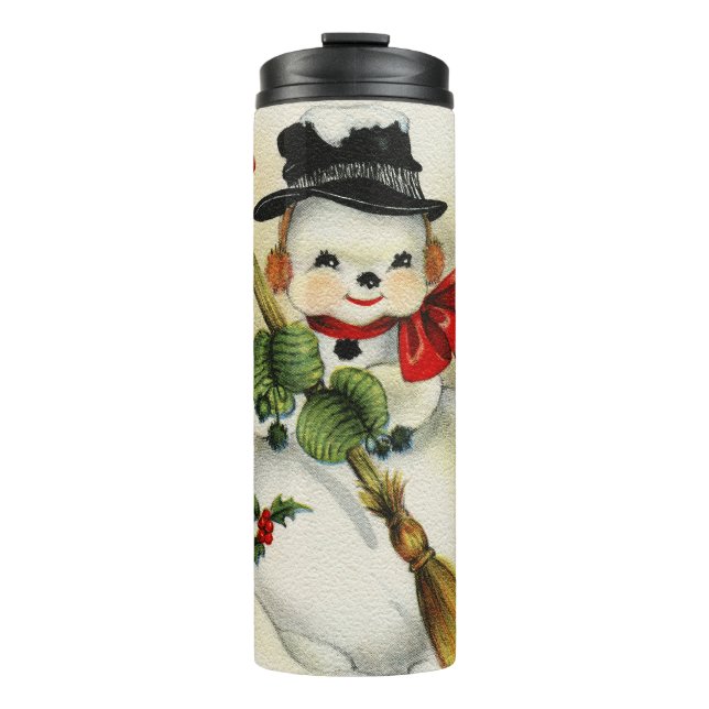 Snowman 001 thermal tumbler (Front)