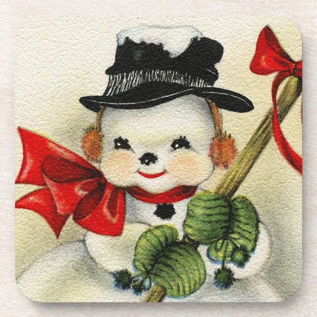 Snowman 004 coaster (Front)