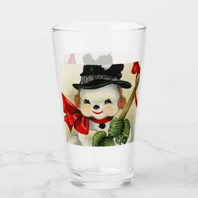 Snowman 004 glass (Front)
