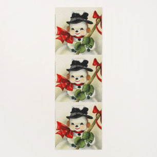Snowman 004 yoga mat