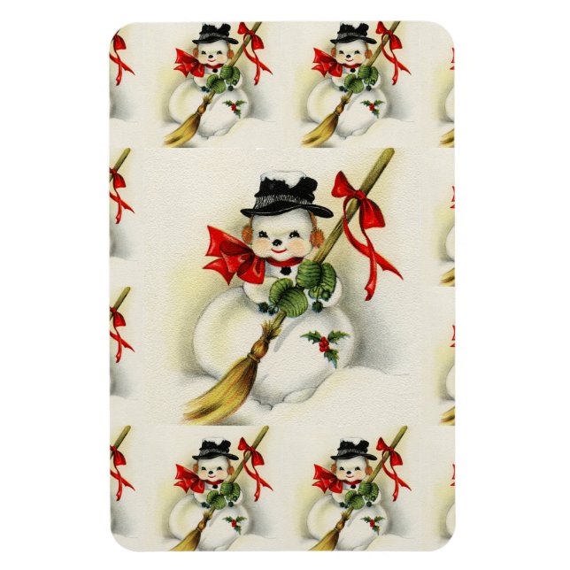 Snowman 009 magnet (Vertical)