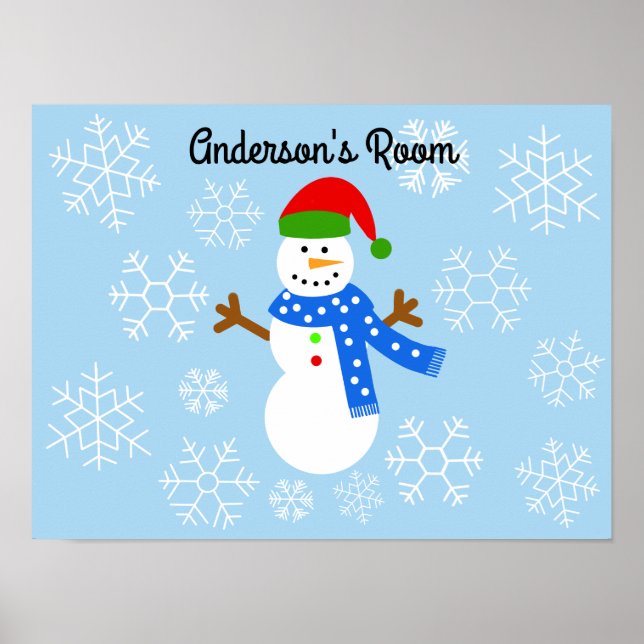 Snowman #1 Poster (Front)