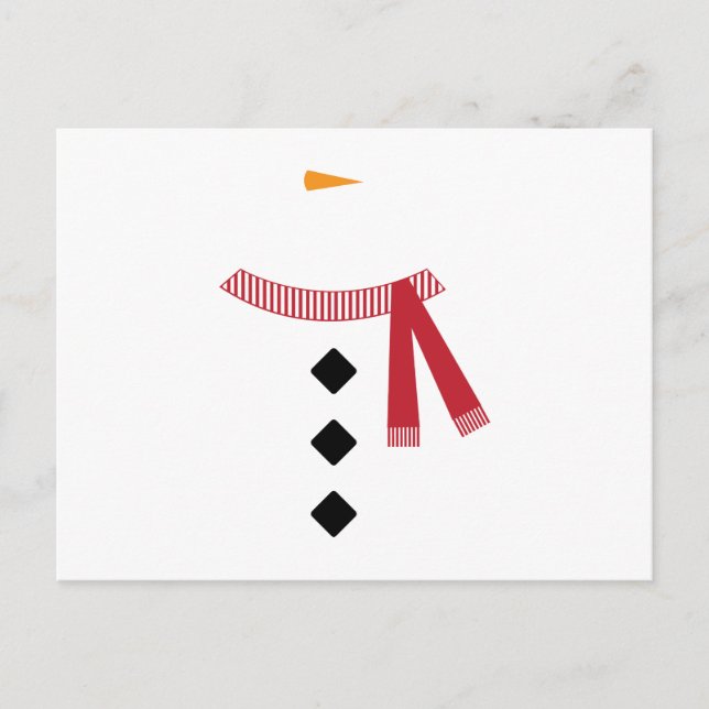 Snowman Accessories Postcard (Front)