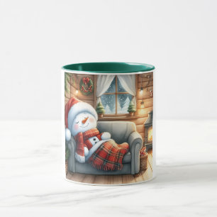 Snowman and Friends Kids Christmas Mug