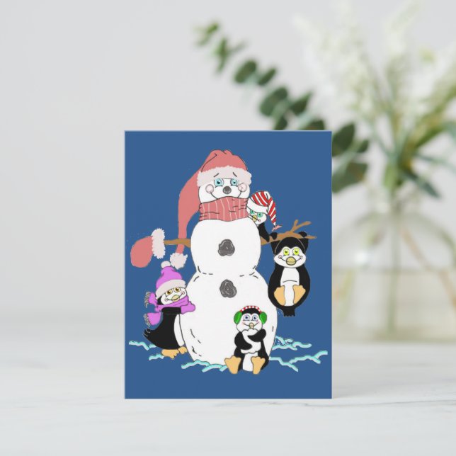 Snowman and Penguin (Standing Front)