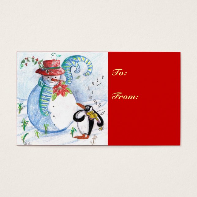 SNOWMAN AND PENGUIN'S WINTER SERENADE (Front)