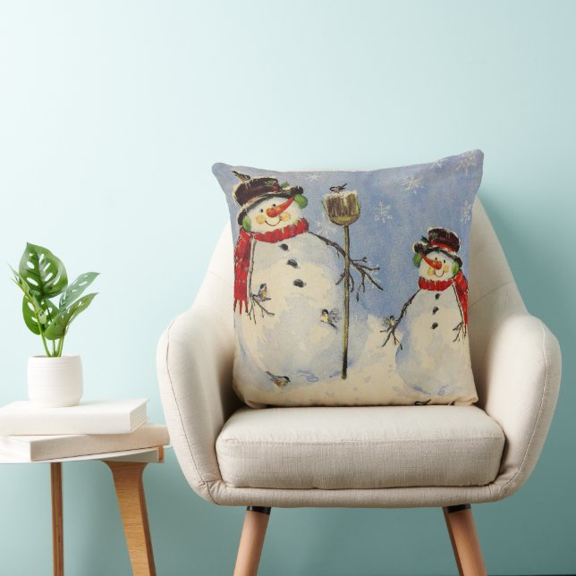 Snowman and Son Cushion (Chair)