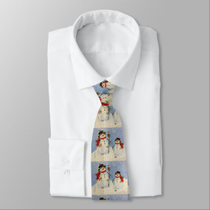 Snowman and Son  Tie