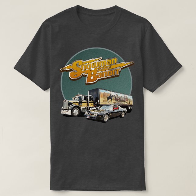 Snowman and the Bandit T-Shirt (Design Front)