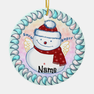 Snowman Angel ornaments