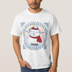 Snowman Angel  T-Shirt