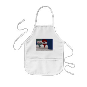 Snowman apron