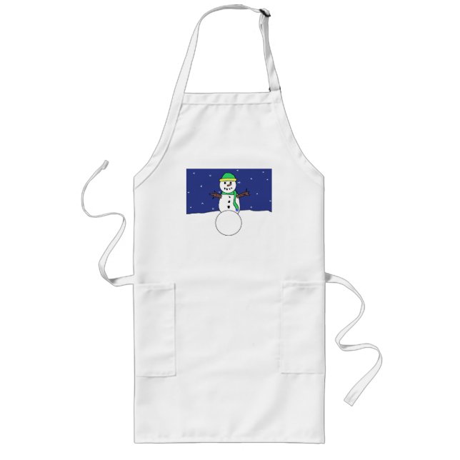 Snowman apron (Front)