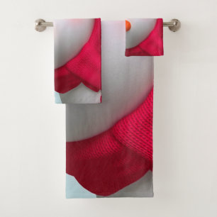 Snowman Bath Towel Set