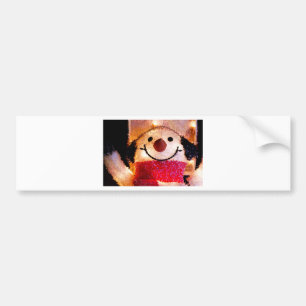 SNOWMAN BUMPER STICKER