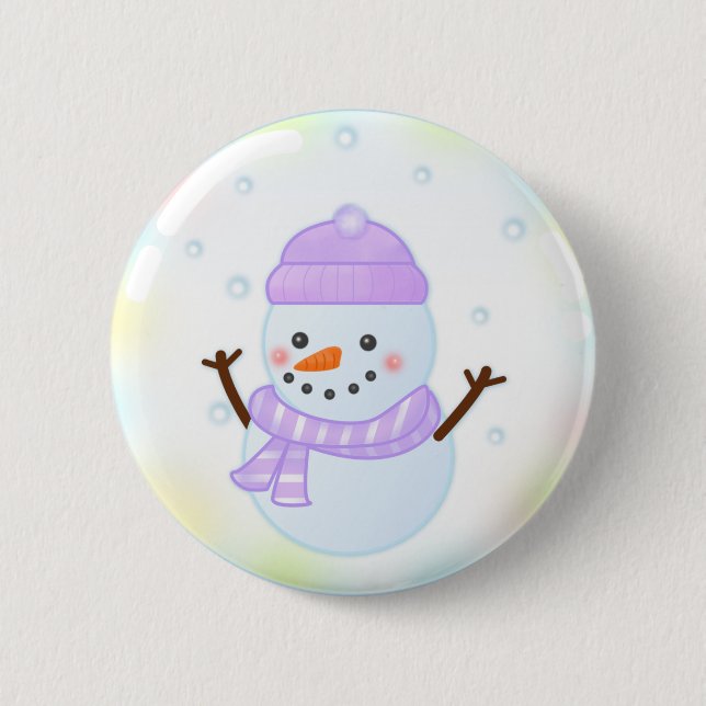 Snowman Button (Front)
