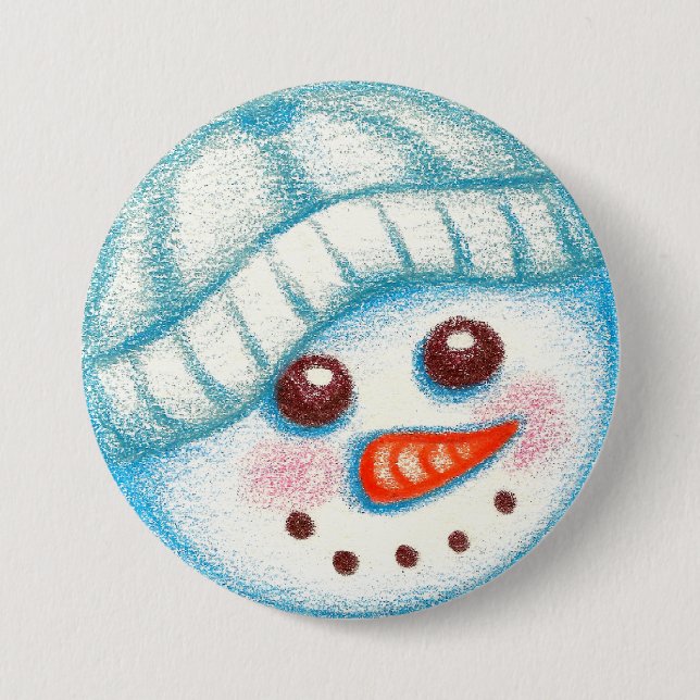 Snowman  Button (Front)