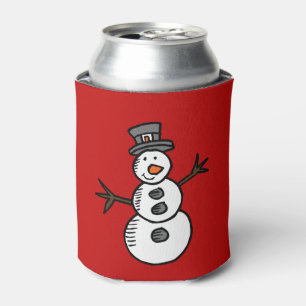 Snowman Can Cooler