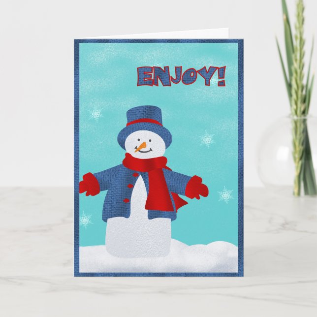 Snowman Card (Front)