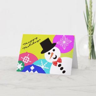 Snowman Card