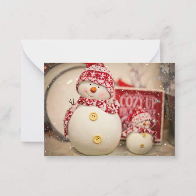 snowman card (Front)