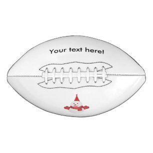 Snowman cartoon football