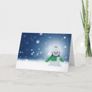Snowman Christmas Card