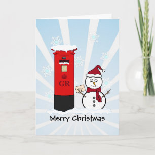 Snowman Christmas Card