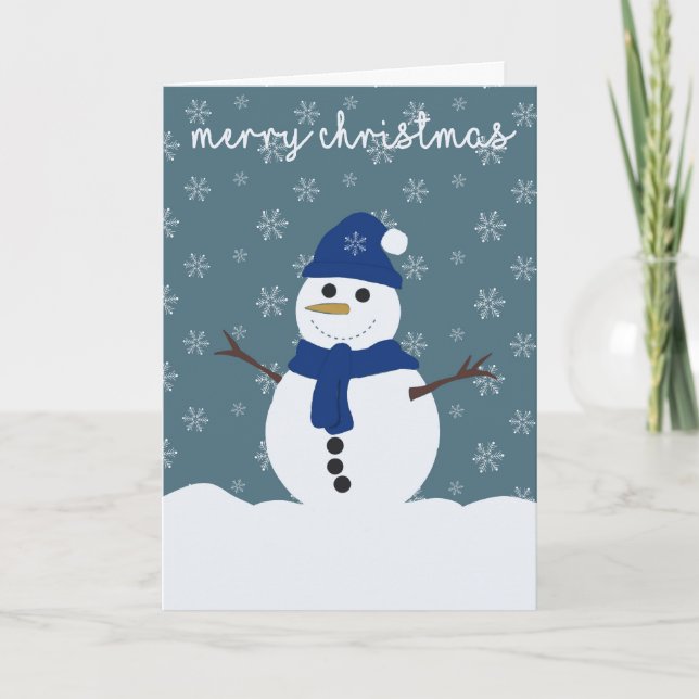 Snowman Christmas Card (Front)