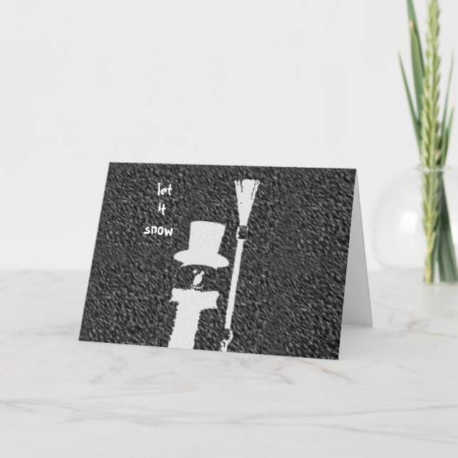 Snowman Christmas Card (Front)